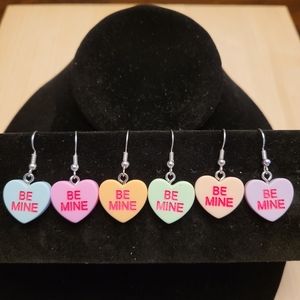Valentine Conversation Heart Earrings